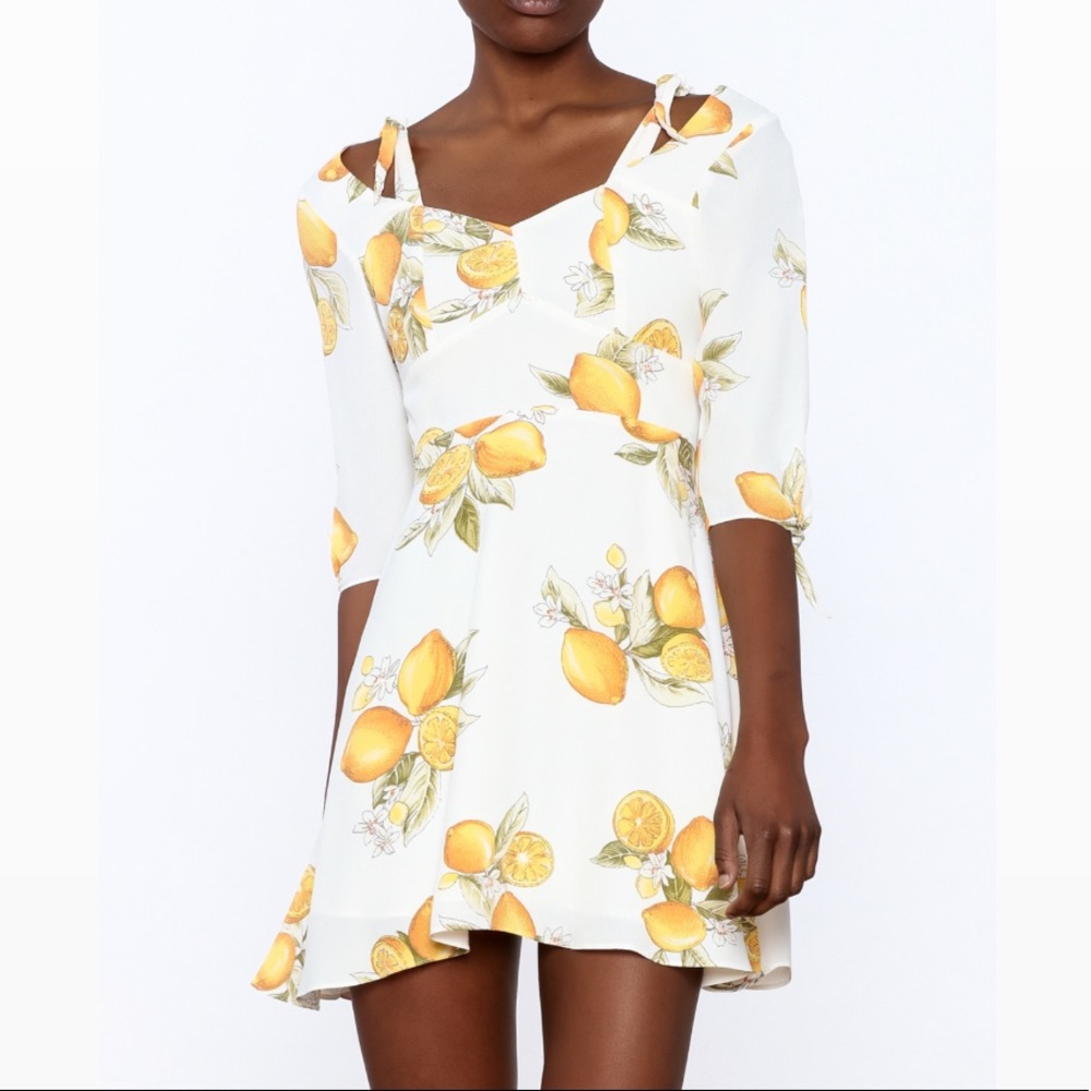 for love & lemons limonada mini dress